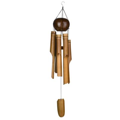 Woodstock Percussion Whole Coconut Bamboo Chime - Large