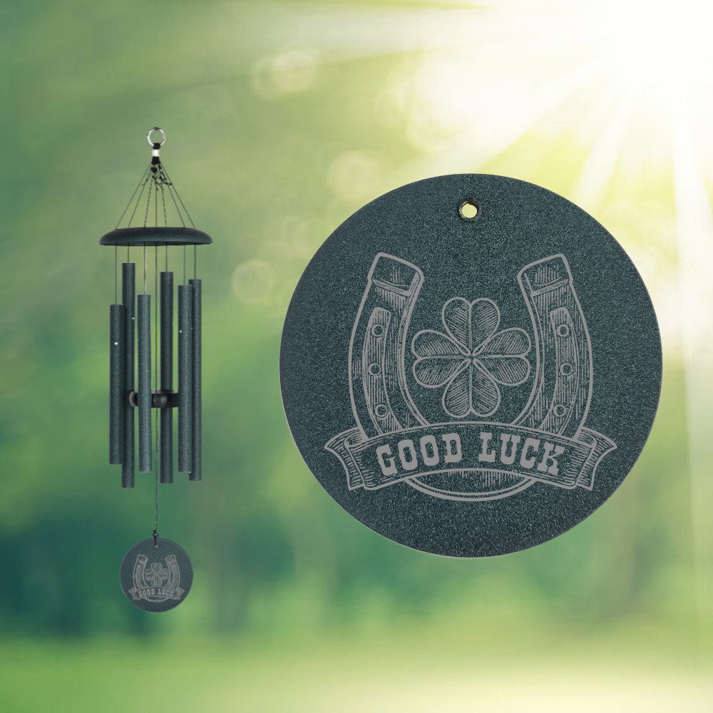Corinthian Bells 27 Inch Green Wind Chime - Scale Of C - Good Luck