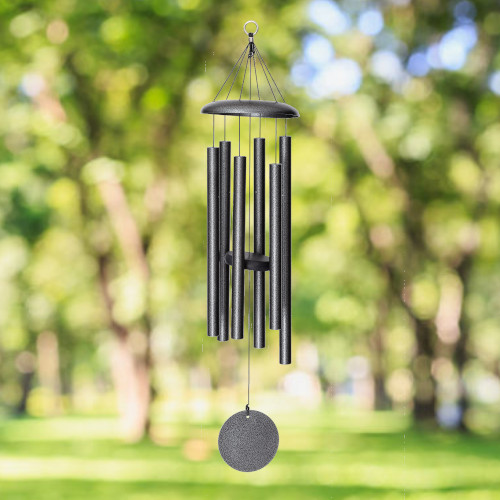Corinthian Bells 36 Inch Silver Vein Wind Chime- Scale Of E