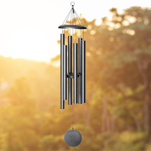 Corinthian Bells 44 Inch Silver Vein Wind Chime - Scale Of C