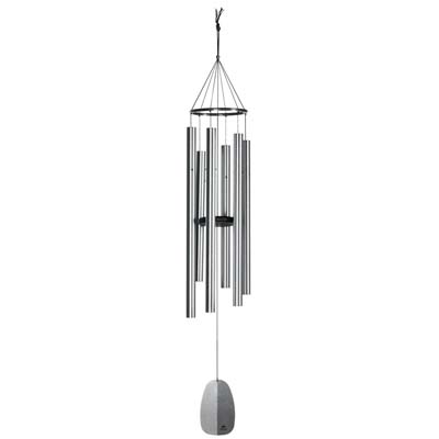 Woodstock Percussion 54 Inch Windsinger Chimes of Orpheus - Silver