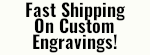 Free Shipping Custom Engraving Banner